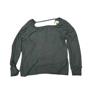 Joyfolie Dark Gray Long Sleeve Top